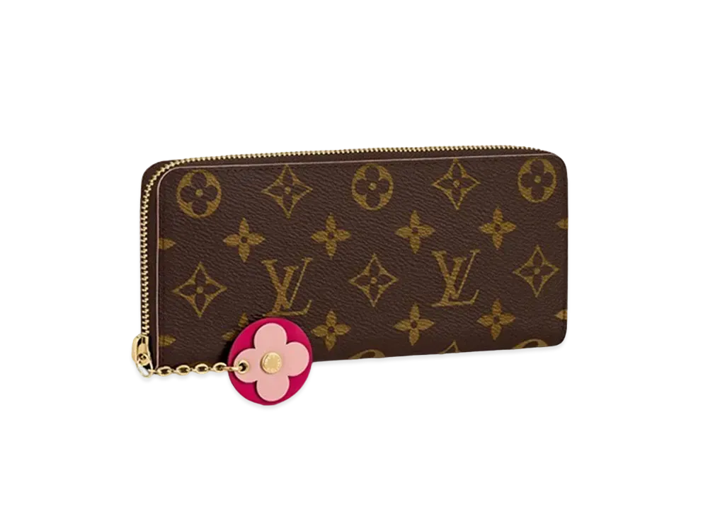 Louis Vuitton Clemence Wallet Blooming Flower Monogram