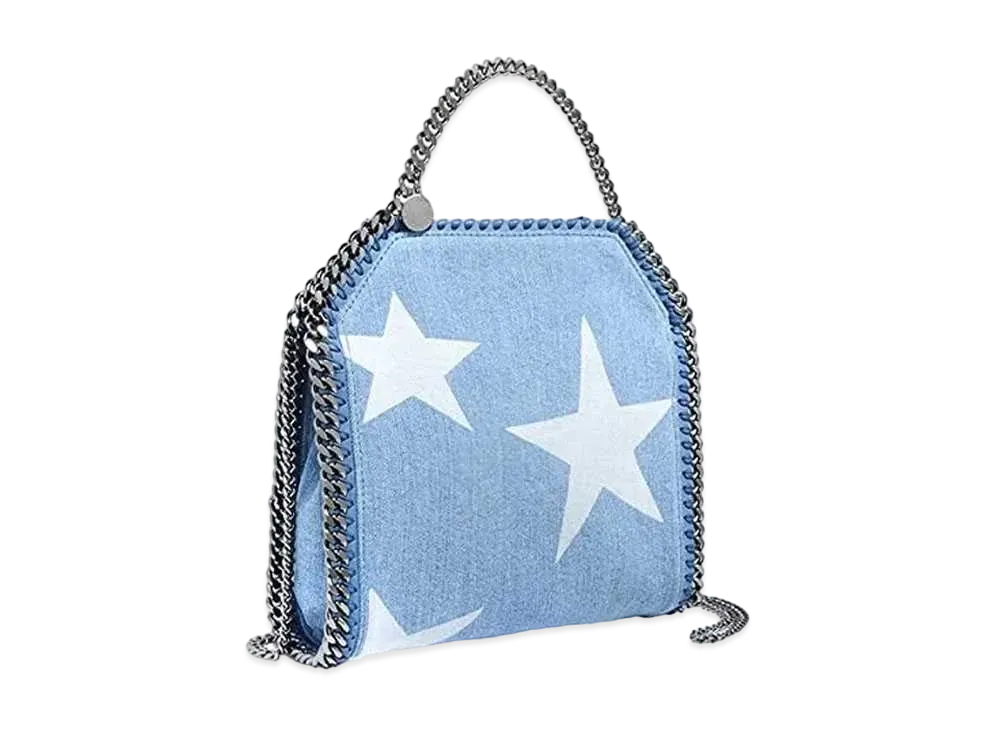 Stella McCartney Falabella Denim Star Tote Bag