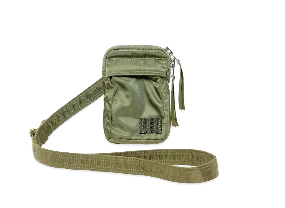 sacai x PORTER Mobile Pouch "Khaki"