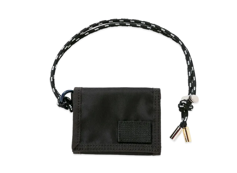 sacai x PORTER Nylon Trifold "Black"