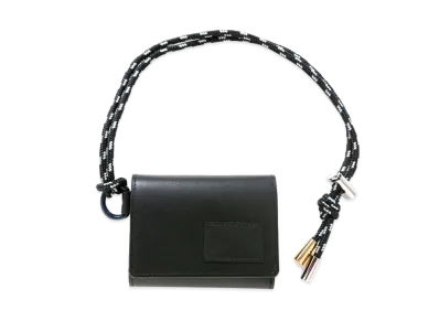 sacai x PORTER Leather Trifold "Black"