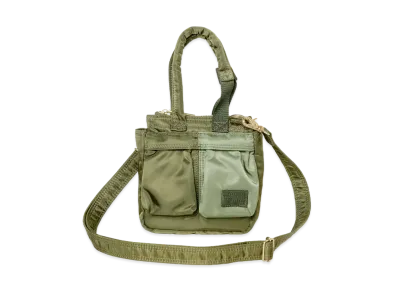 sacai x PORTER Pocket Tote Small "Khaki"