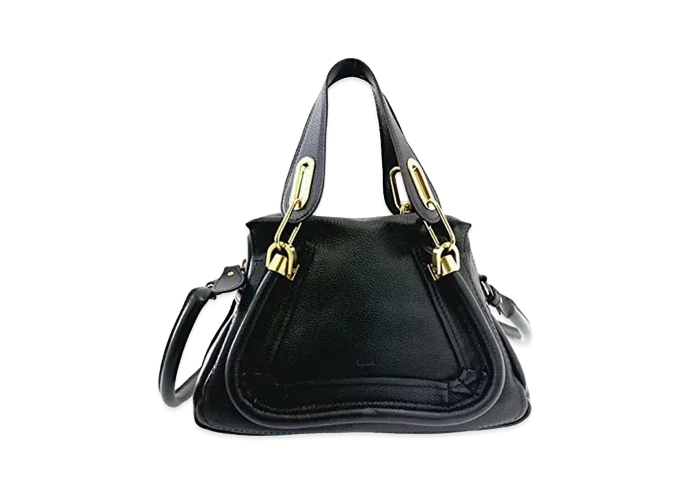Chloe Paraty 2Way Hand Bag "Black"