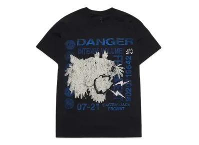 Travis Scott Cactus Jack For Fragment Danger Tee "Black"