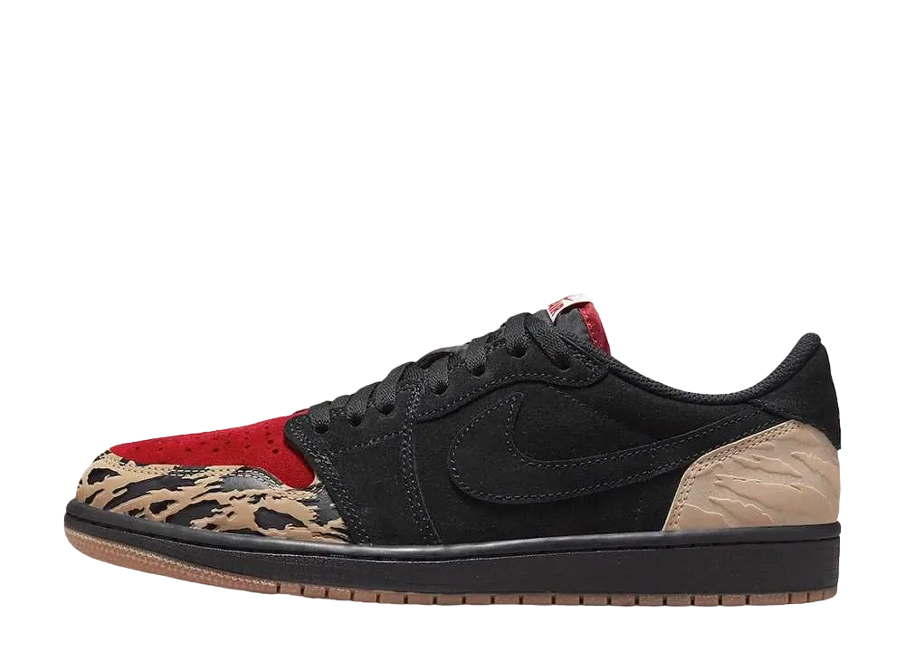 Sole Fly × Nike Air Jordan 1 Low "Black and Sport Red"