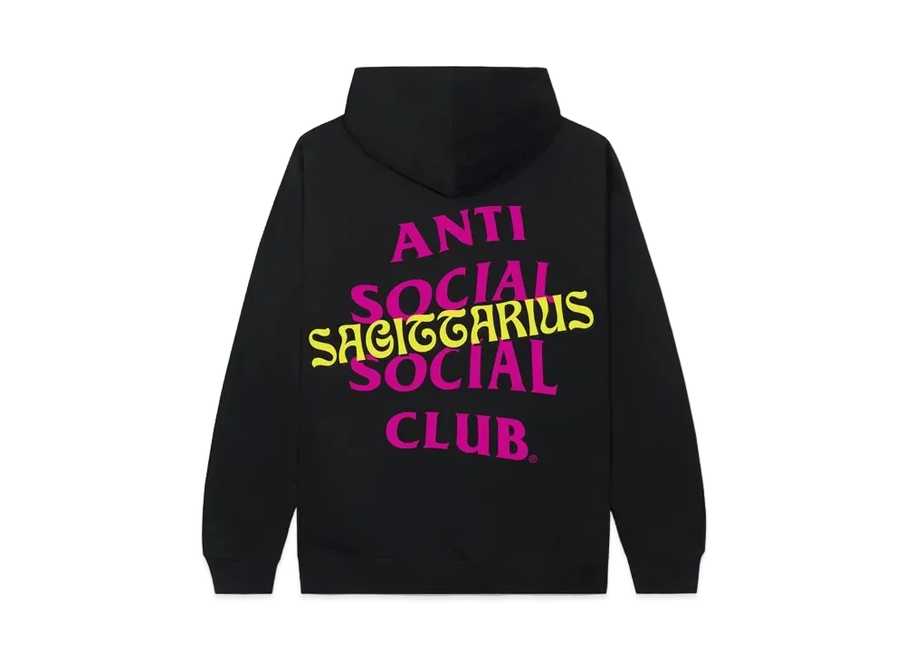 ANTI SOCIAL SOCIAL CLUB Sag Hoodie "Black"