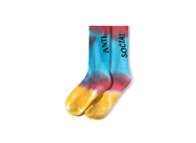 ANTI SOCIAL SOCIAL CLUB Melted Hearts Socks "Rainbow"