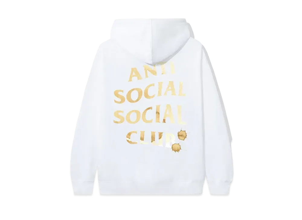 ANTI SOCIAL SOCIAL CLUB Every Morning Every Time Hoodie "White"