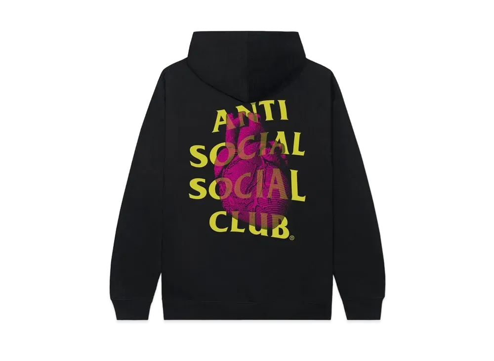 ANTI SOCIAL SOCIAL CLUB Pulse Check Safety Hoodie "Black"