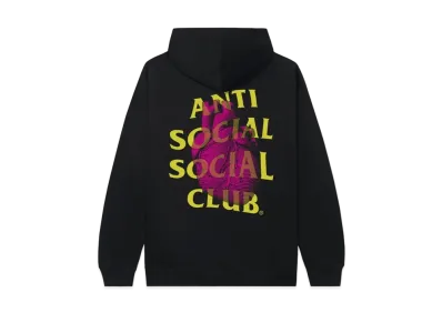 ANTI SOCIAL SOCIAL CLUB Pulse Check Safety Hoodie "Black"