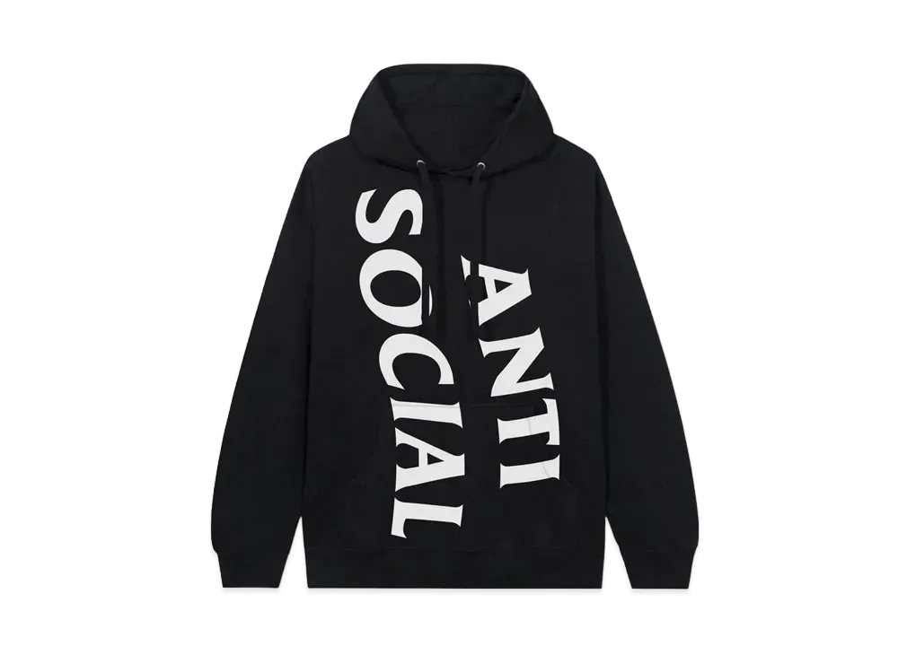 ANTI SOCIAL SOCIAL CLUB Vertical Horizon Hoodie "Black"
