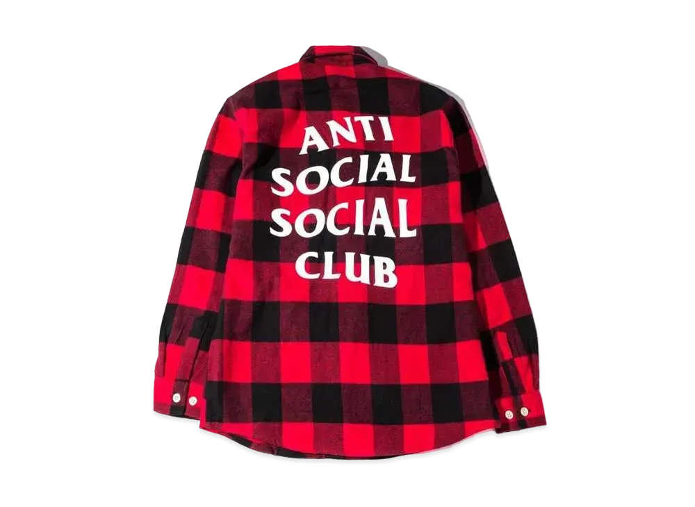 ANTI SOCIAL SOCIAL CLUB No Expectations Flannel "Red"