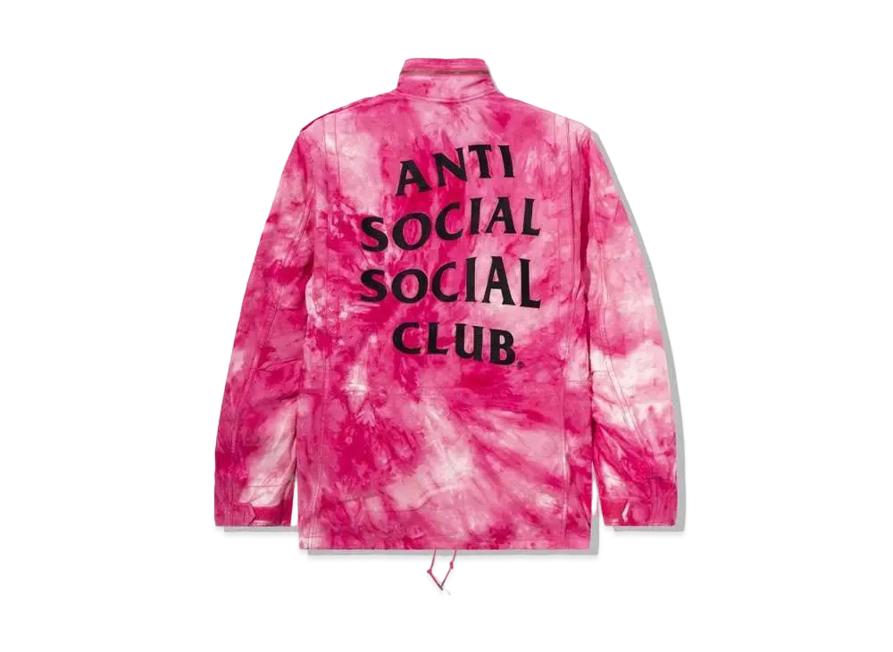 ANTI SOCIAL SOCIAL CLUB Alpha Industries x ASSC M65 Tie Dye Jacket "Pink"