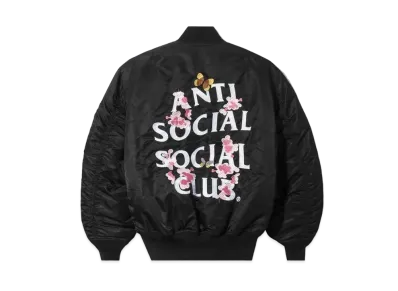 ANTI SOCIAL SOCIAL CLUB Alpha Industries x ASSC MA1 Jacket "Black"