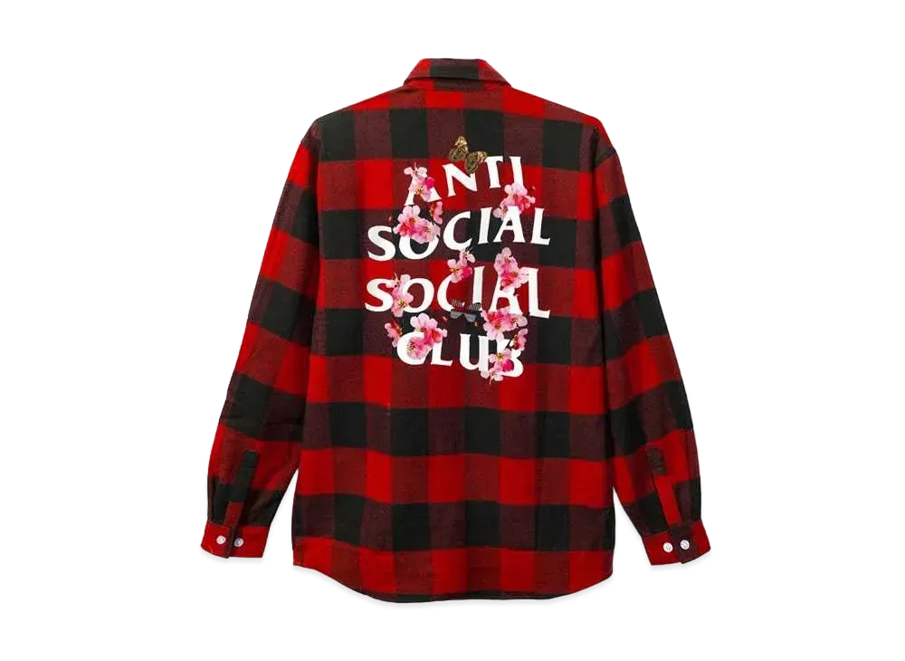 アンチソーシャルソーシャルクラブ コッホ フランネル "レッド"