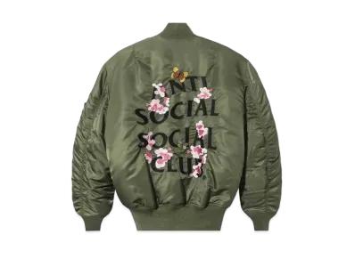 ANTI SOCIAL SOCIAL CLUB Alpha Industries x ASSC MA1 Jacket "Sage"
