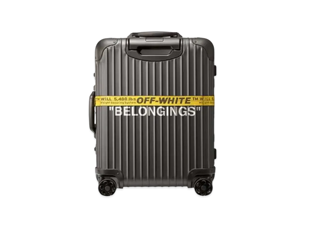 OFF-WHITE x Rimowa Personal Belongings 49L Case "Black"