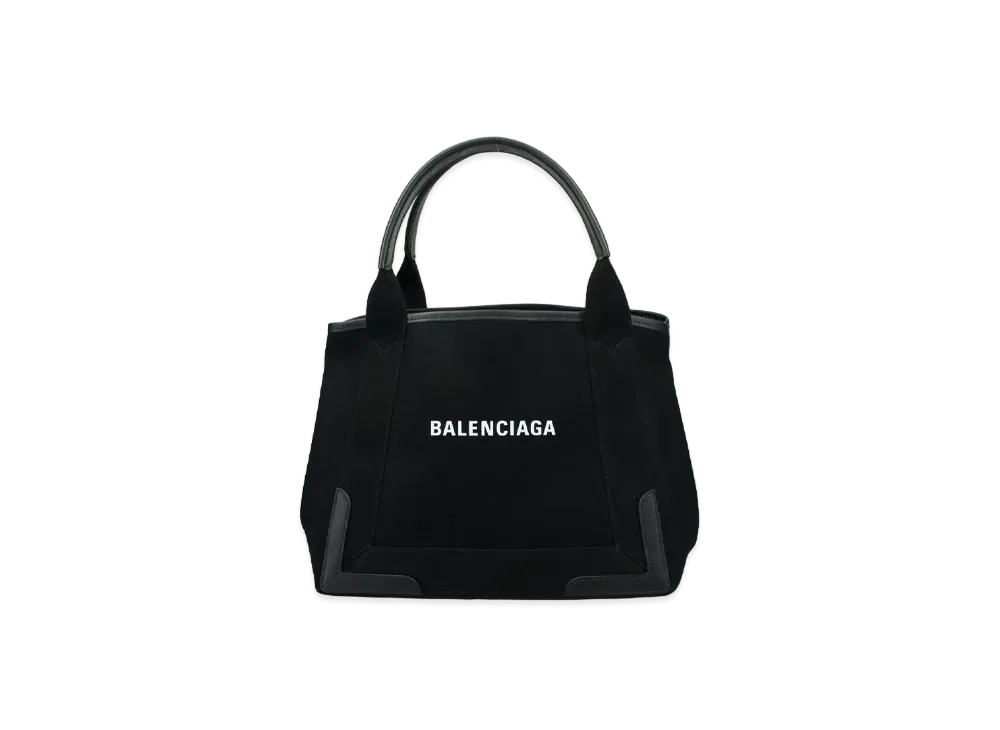 BALENCIAGA Women's Navy Small Cabas "Black"