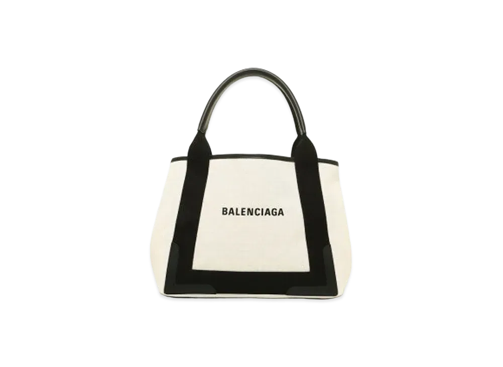 BALENCIAGA Women's Navy Small Cabas "Black"