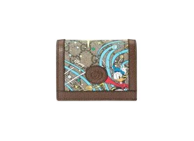 GUCCI x Disney Donald Duck GG Supreme Compact Wallet