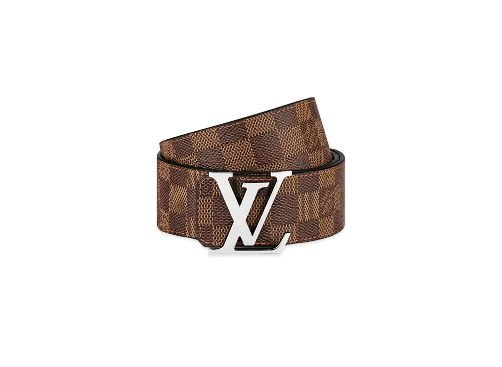 Louis Vuitton Damier LV Initial Belt "Silver"