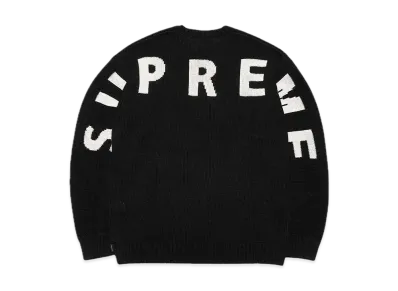 Supreme Back Logo Sweater "Black"