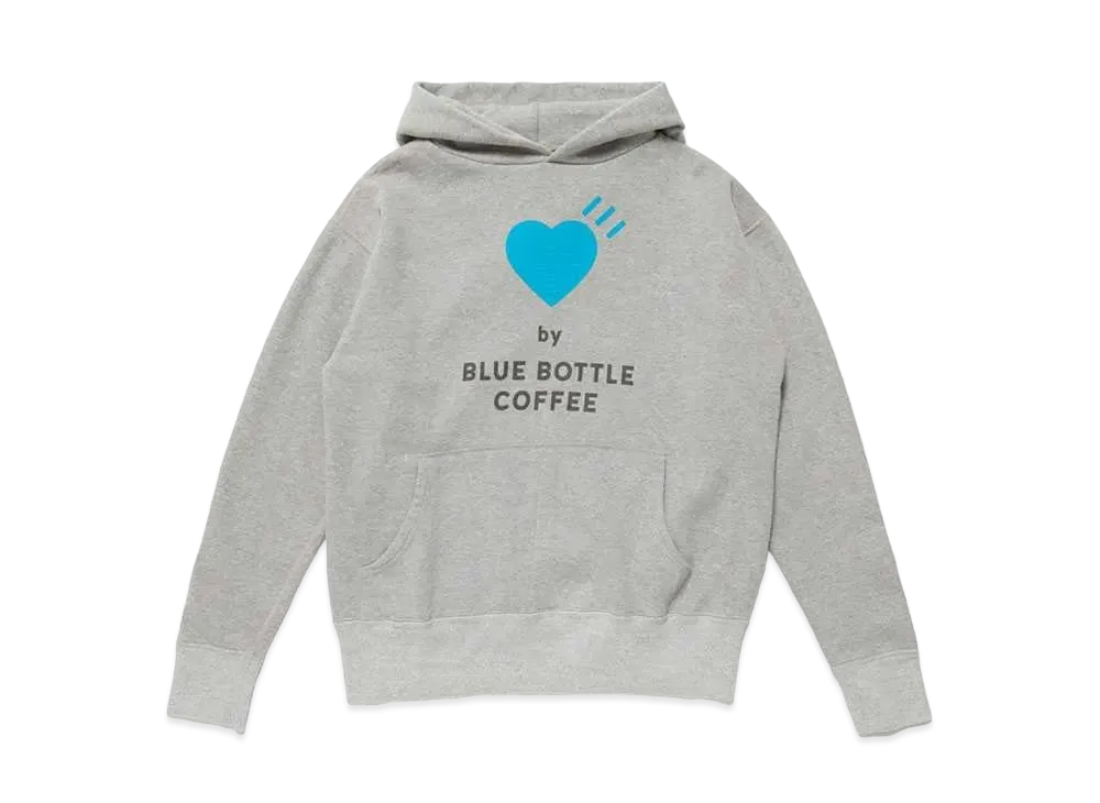 HUMAN MADE HOODED SWEATSHIRT BLUE BOTTLE COFFEE "Grey"