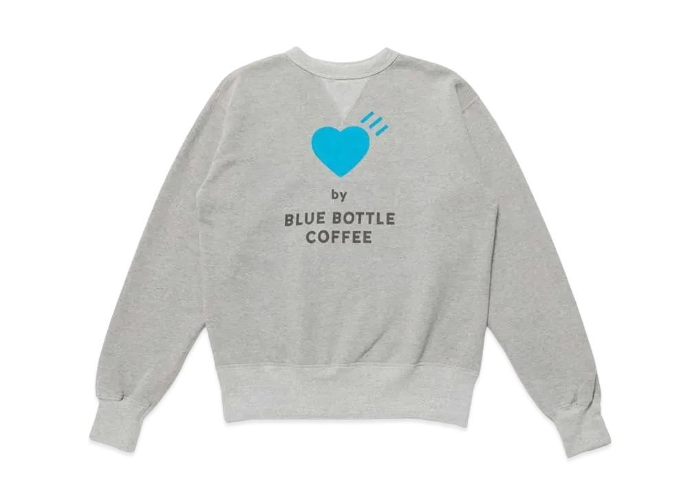 HUMAN MADE CREWNECK SWEATSHIRT BLUE BOTTLE COFFEE "Grey"