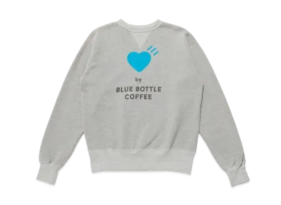 HUMAN MADE CREWNECK SWEATSHIRT BLUE BOTTLE COFFEE "Grey"