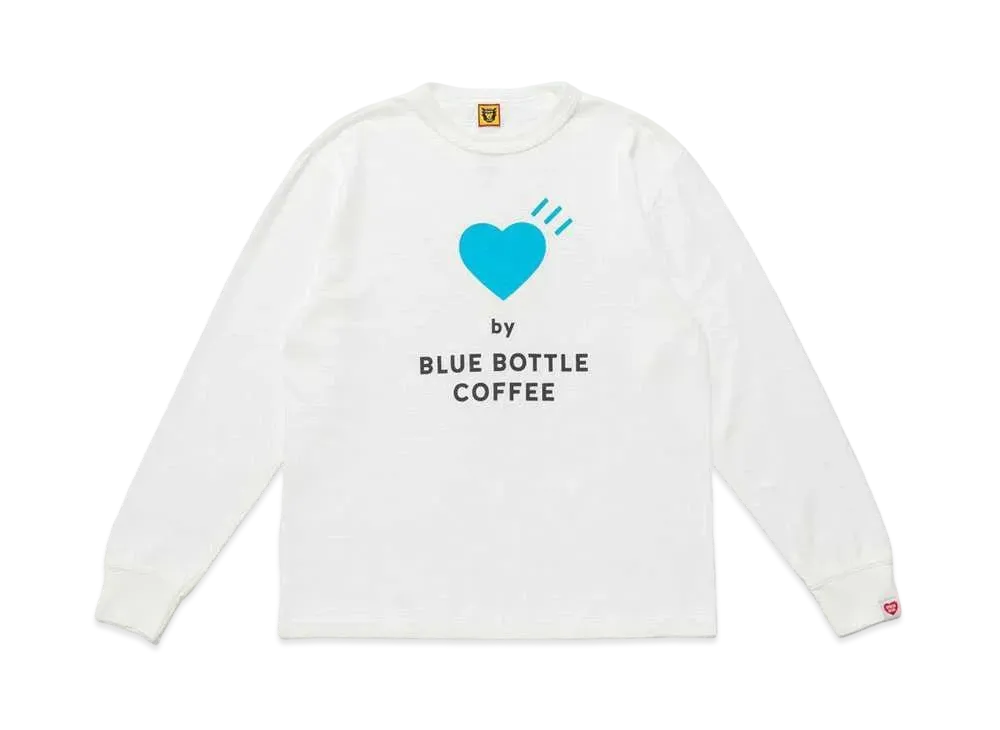 HUMAN MADE LONG-T BLUE BOTTLE COFFEE "White"