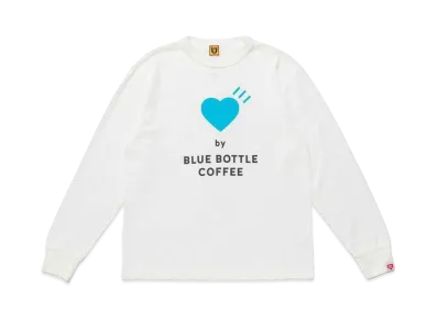HUMAN MADE LONG-T BLUE BOTTLE COFFEE "White"