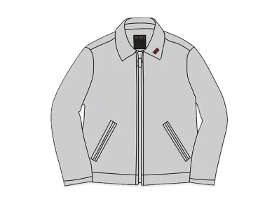 Supreme / Schott Leather Work Jacket "Grey"