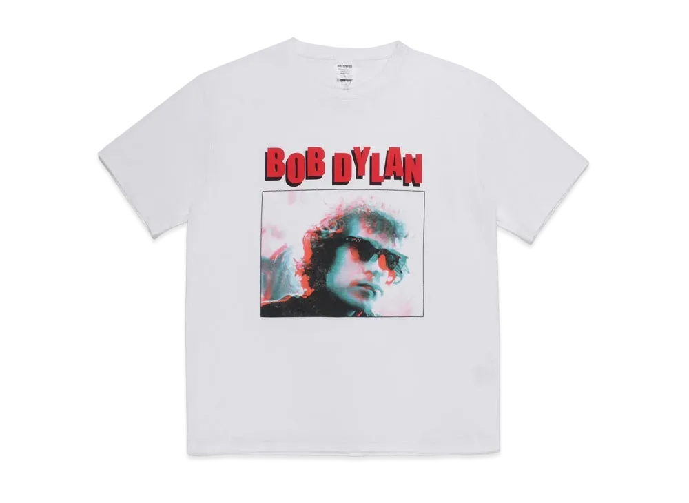 WACKO MARIA BOB DYLAN / WASHED HEAVYWEIGHT T-SHIRT "White"