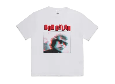 WACKO MARIA BOB DYLAN / WASHED HEAVYWEIGHT T-SHIRT "White"