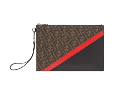 FENDI Flat Slim CLutch "Black"