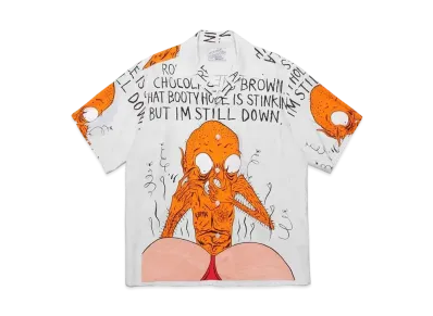 WACKO MARIA NECKFACE / HAWAIIAN SHIRT "White"