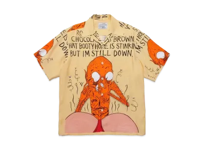 WACKO MARIA NECKFACE / HAWAIIAN SHIRT "Yellow"