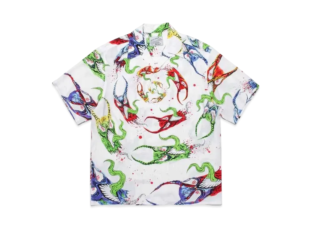 WACKO MARIA NECKFACE / HAWAIIAN SHIRT "White"