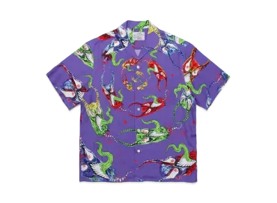 WACKO MARIA NECKFACE / HAWAIIAN SHIRT "Purple"