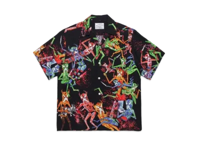WACKO MARIA NECKFACE / HAWAIIAN SHIRT "Black"