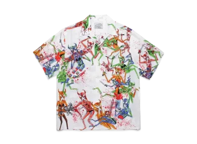 WACKO MARIA NECKFACE / HAWAIIAN SHIRT "White"