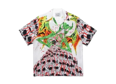 WACKO MARIA NECKFACE / HAWAIIAN SHIRT "White"