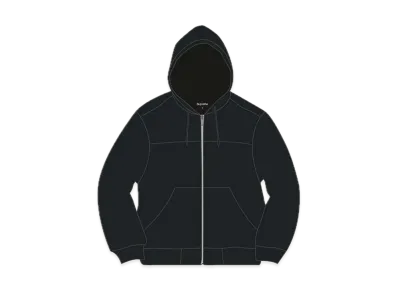 Supreme Hooded Suede Work Jacket "Black"