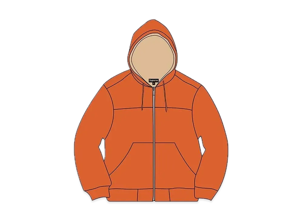 Supreme Hooded Suede Work Jacket "Orange"