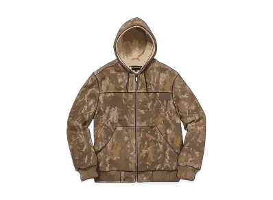 Supreme Hooded Suede Work Jacket "Camo"