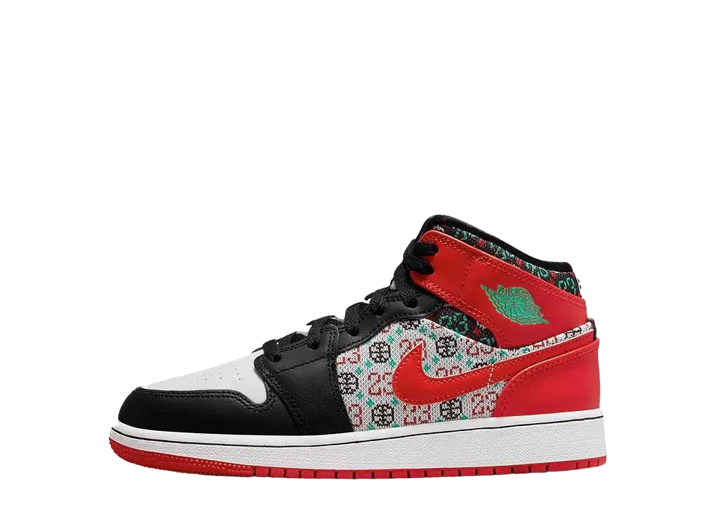 Nike GS Air Jordan 1 Mid SE "Holiday"