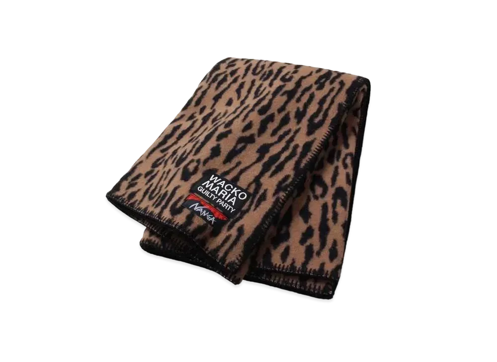 WACKO MARIA NANGA / LEOPARD BLANKET "Brown"