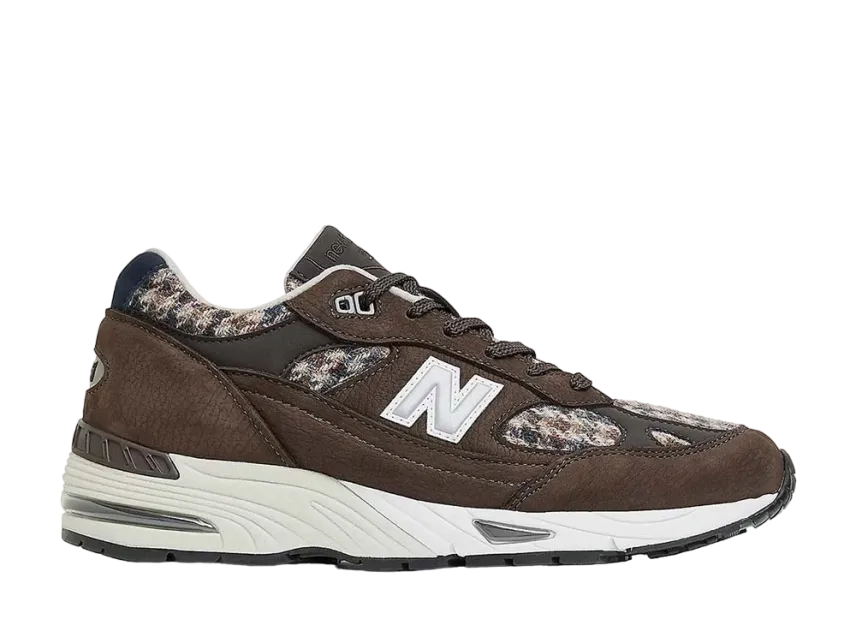 ニューバランス 991 ハリスツイード "ブラウン"