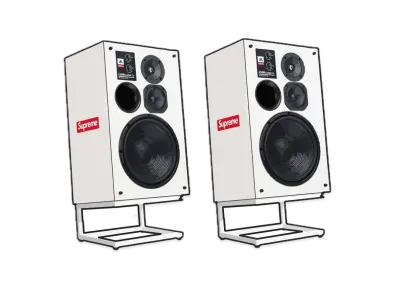 Supreme / JBL L100 Classic Speakers (Set of 2) "White"