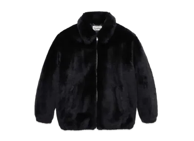 WACKO MARIA FUR ZIP JACKET 裏地レオパード "Black"
